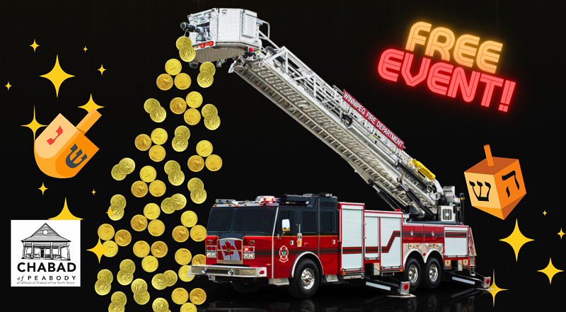 Chanukah Gelt Drop & Menorah Lighting